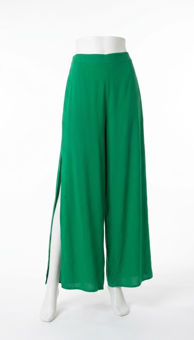 NEW RIPLEY RADER linen flowy pant in kelly green